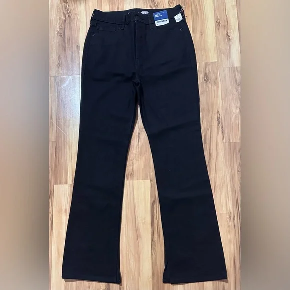 Old Navy Jeans Old Navy Extra High Rise Kicker Bootcut Black